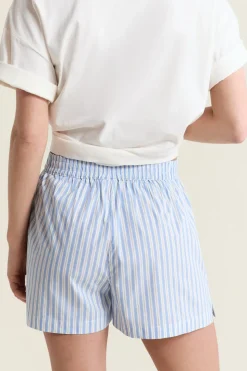 Pantalón corto de pijama estampado con algodón