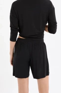 Pantalón corto de pijama liso