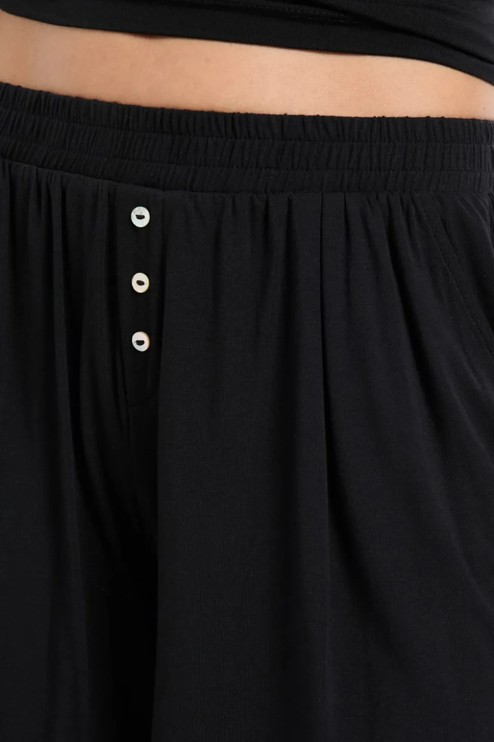 Pantalón corto de pijama liso