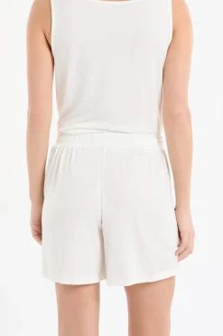 Pantalón corto de pijama liso