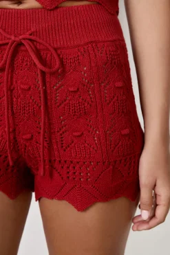 Pantalón corto de punto