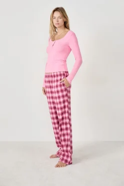 Pantalón de pijama a cuadros