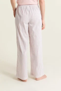 Pantalón de pijama a rayas con algodón