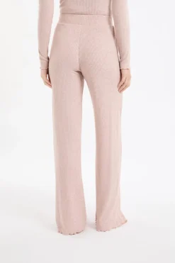 Pantalón de pijama acanalado