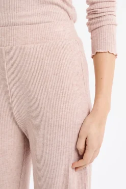 Pantalón de pijama acanalado