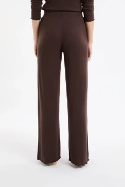 Pantalón de pijama acanalado