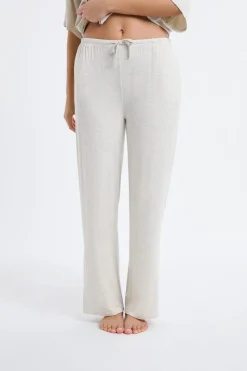 Pantalón de pijama ancho de modal