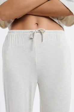 Pantalón de pijama ancho de modal