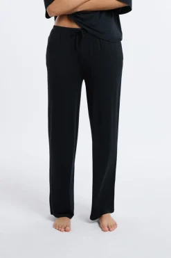 Pantalón de pijama ancho de modal