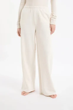 Pantalón de pijama con cintura elástica y algodón