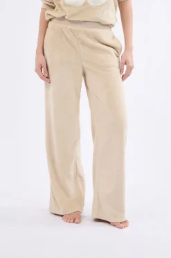 Pantalón de pijama con efecto terciopelo