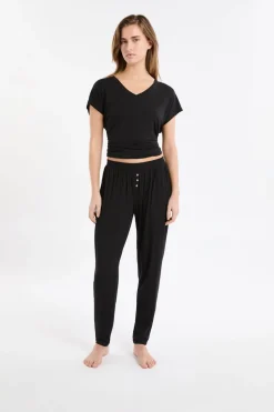 Pantalón de pijama liso