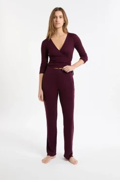 Pantalón de pijama recto