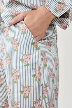 Pantalón de pijama satinados con estampado floral