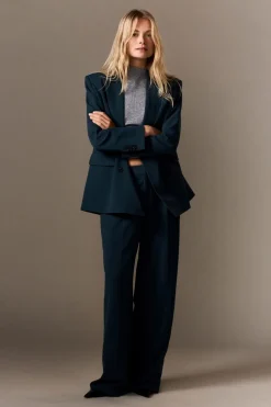 Pantalón de traje ancho