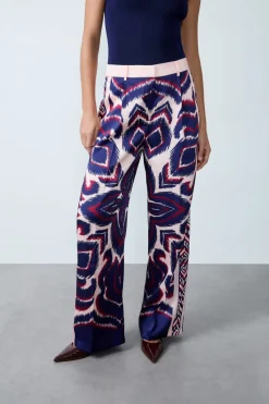 Pantalón fluido estampado