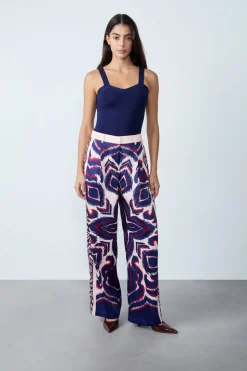 Pantalón fluido estampado