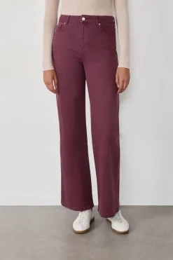 Pantalón rectos de algodón