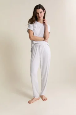 Pantalon de pyjama élastiqué