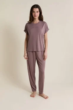 Pantalon de pyjama élastiqué