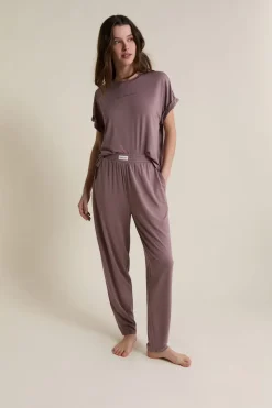 Pantalon de pyjama élastiqué
