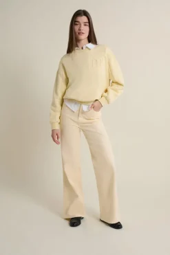 Pantalon droit taille haute