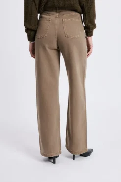 Pantalon large avec cordon en coton