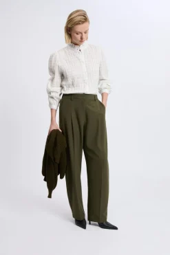 Pantalon large droit