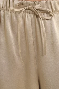 Pantalon large en crêpe