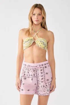 Pantalones cortos de algodón estampados