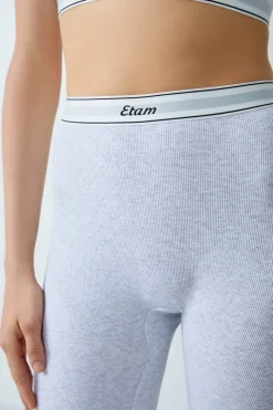 Pantalones cortos de ciclista de algodón acanalado