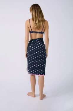 Pareo de algodón estampado Marcia Wear x Etam