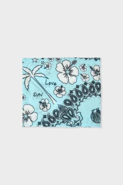 Pareo de algodón estampado