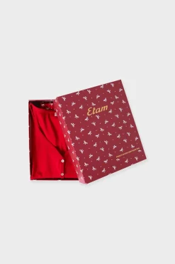 Pijama de 2 piezas con estampado de algodón