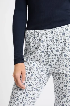 Pijama de 2 piezas con estampado de algodón