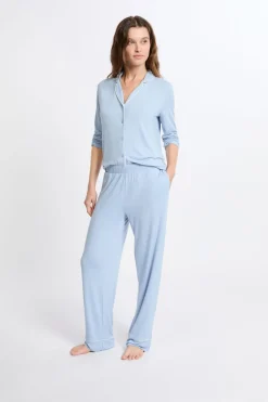 Pijama de 2 piezas de manga larga