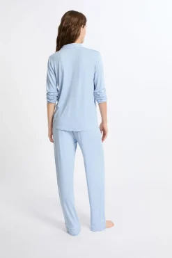 Pijama de 2 piezas de manga larga