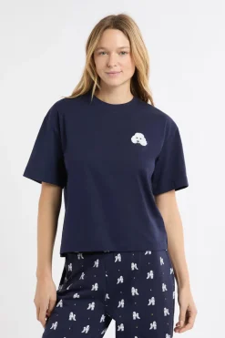 Pijama de dos piezas con estampado de perros