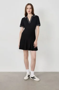 Polo de manga corta de algodón