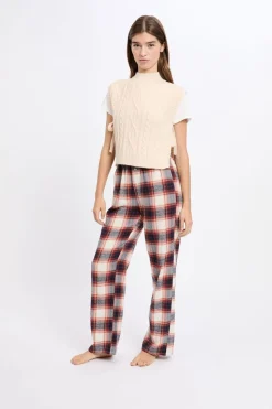 Pull sans manches à nouer