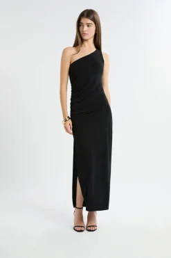 Robe longue asymétrique