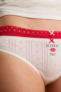 Set de 3 bragas de algodón