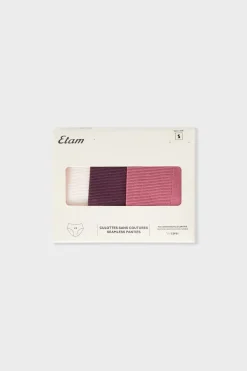 Set de 3 bragas de algodón