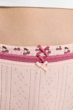 Set de 3 bragas de algodón