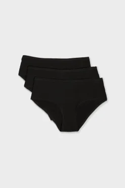 Set de 3 braguitas culotte de algodón
