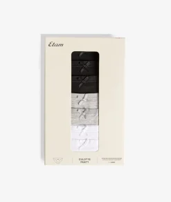 Set de 7 braguitas de algodón