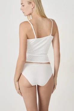 Set de 3 braguitas de algodón y encaje