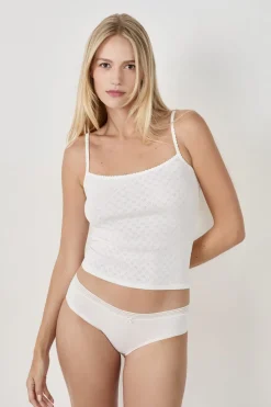 Set de 3 braguitas de algodón y encaje