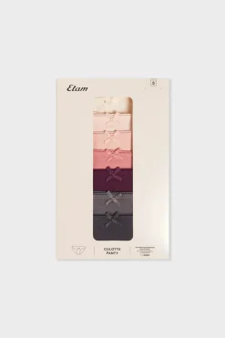 Set de 7 braguitas de algodón