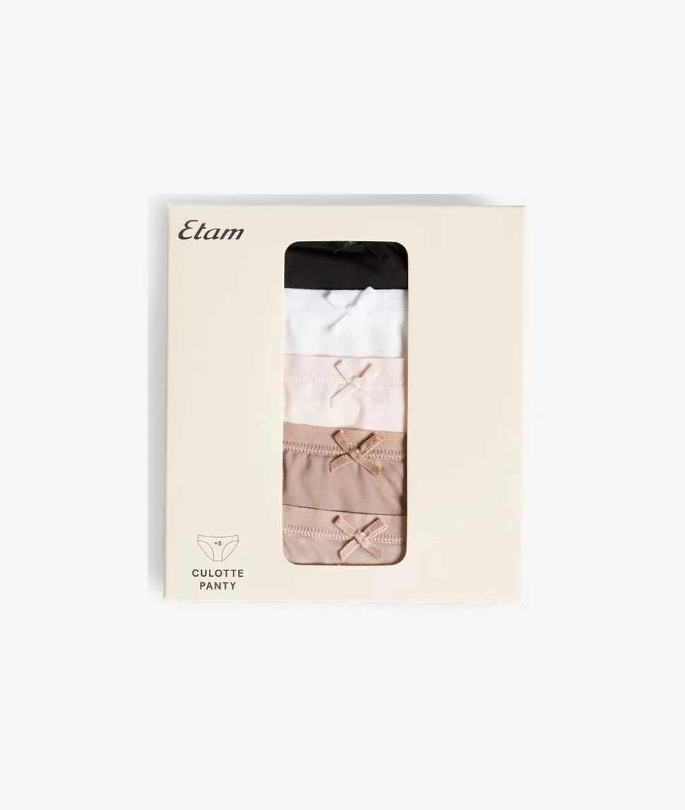 Set de 5 braguitas de microfibra